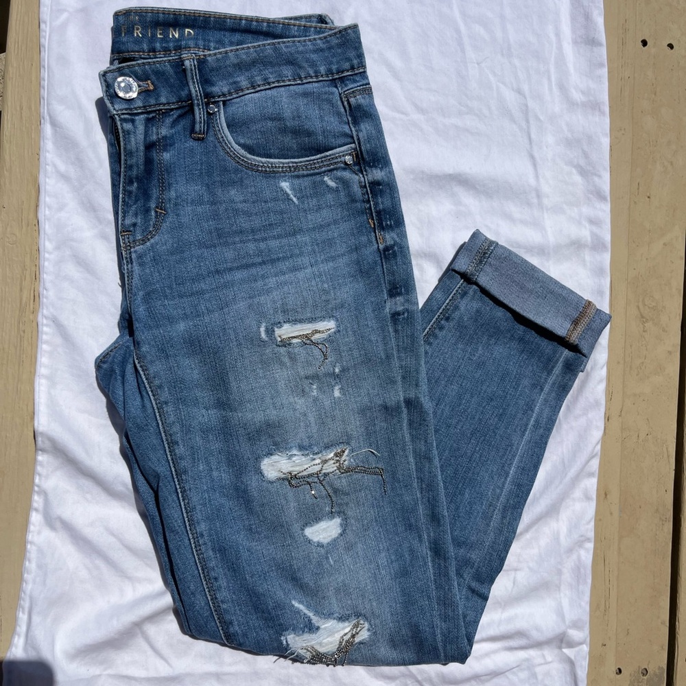 White House Black Market Girlfriend Jeans